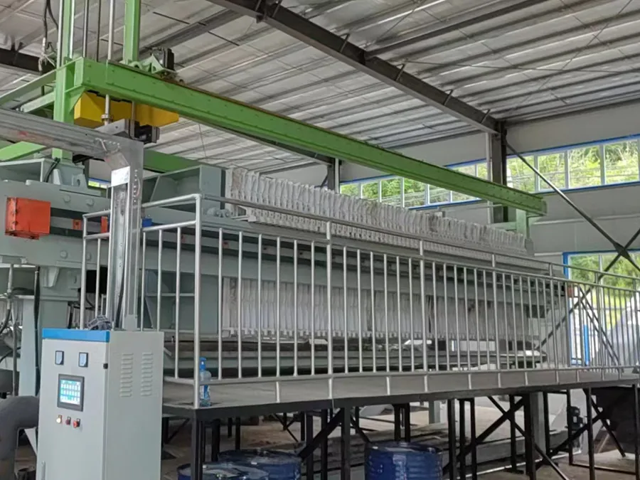 高压隔膜压滤机处理市政污泥