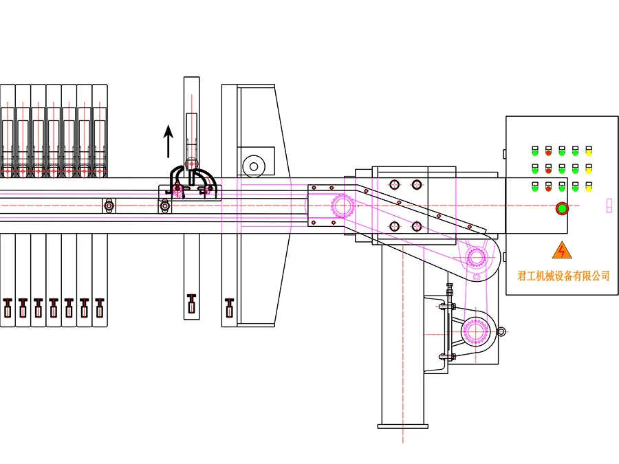 压滤机泥饼振打装置-压滤机选配装置