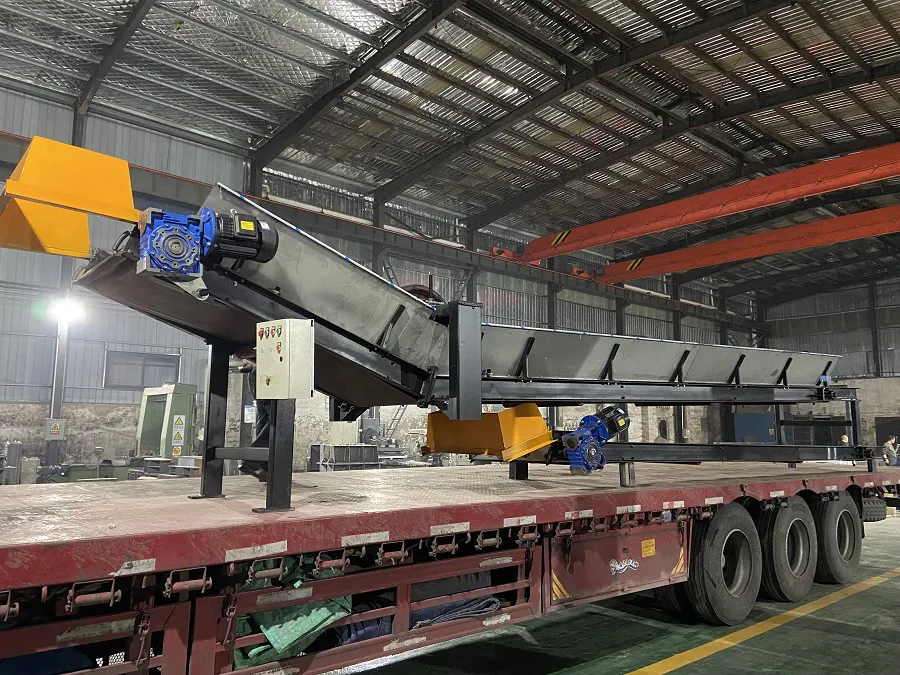 压滤机皮带输送机实拍图 压滤机皮带输送机实拍图