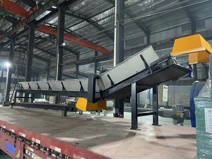 压滤机皮带输送机实拍图 压滤机皮带输送机实拍图